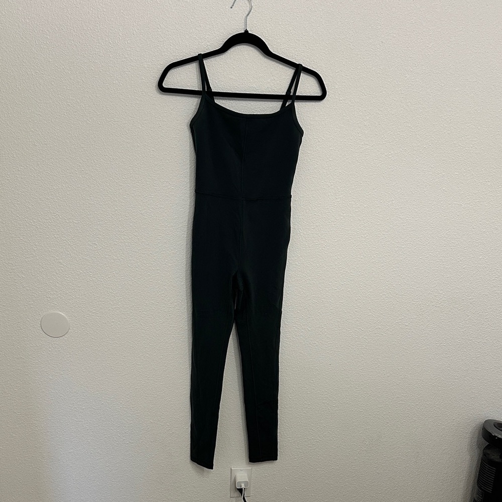 green aritzia wilfred divinity romper xs